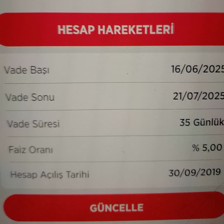 Mevduat Faiz Oranım Düşürüldü, Güncel Oran Talebim Var