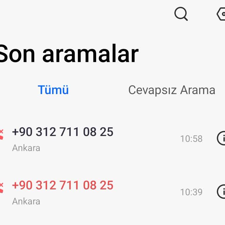 03127110825 Tarafından Aranma