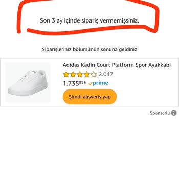Amazon Siparişlerim Görünmüyor, İade İşlemi Yapamıyorum