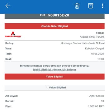 Otobüs Kalkış Yeri Ve Saati Değişti Bilet Fiyat Farkı Mağduriyeti Yaşadık