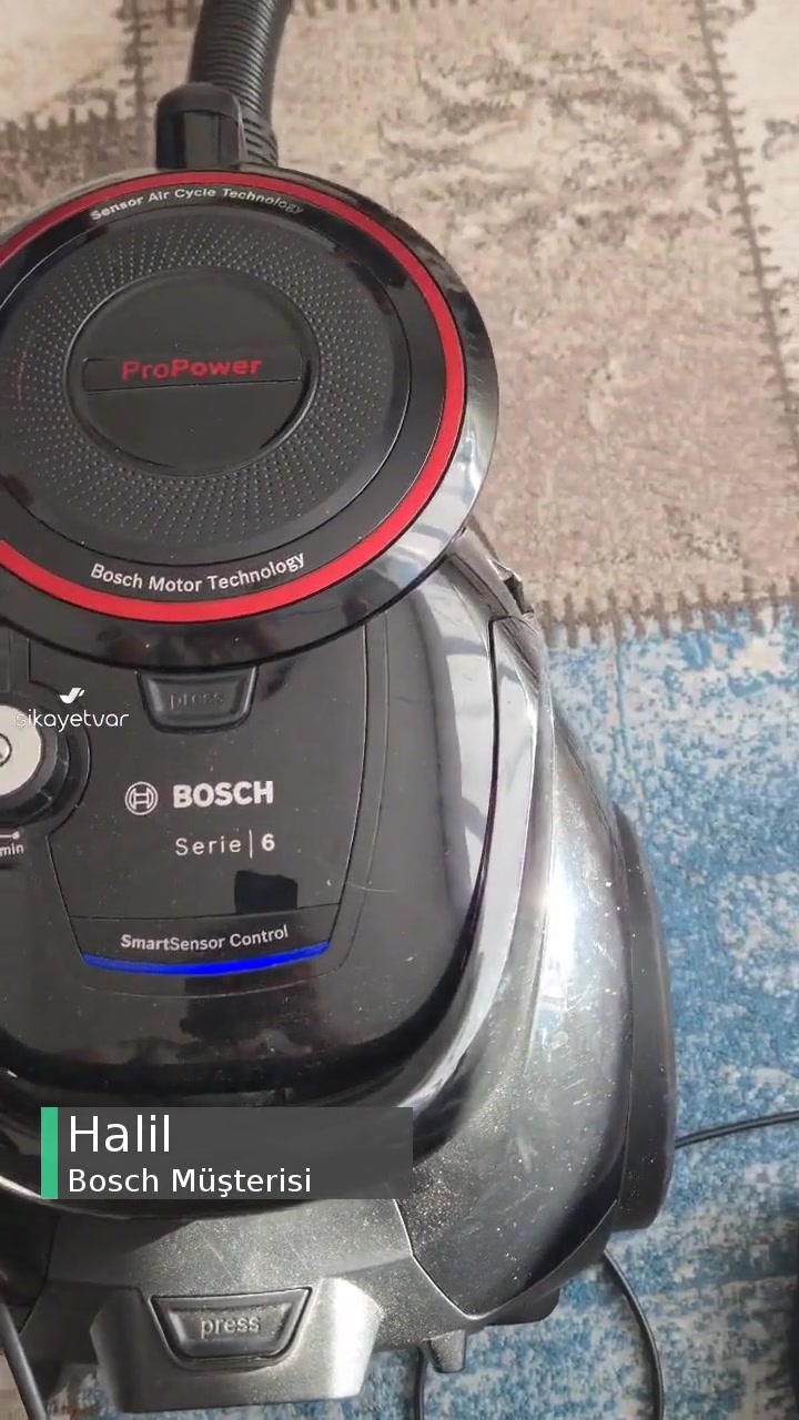 Bosch Seri 6 Süpürge Sensör Arızaya Geçiyor! videonun kapak resmi