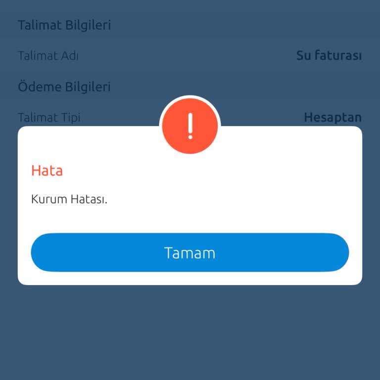 Otomatik Su Faturası Ödemesi Gerçekleşmiyor Ve Talimat İptal Edilemiyor