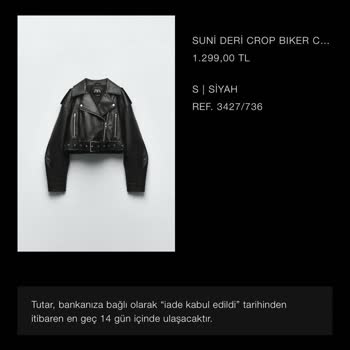 Zara İade Ücretlerim Uzun Süredir Yatmadı