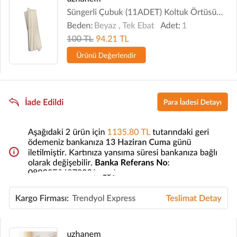 İade Sürecinde Eksik Para Ve Yetersiz Destek