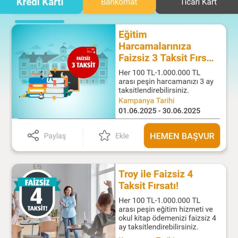 VakıfBank Troy Kartta Peşin Taksit Kampanyası Kaldırıldı, Mağdur Oldum