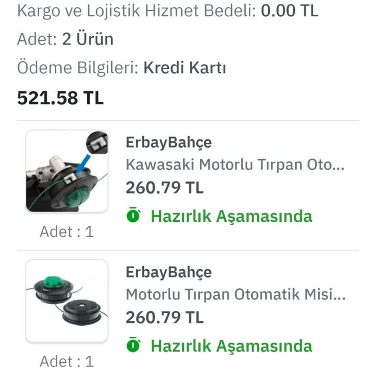 Erbay Bahçe Ve Tarım Ürünleri Alınan Ürün 10 Gündür Teslim Edilmedi, Tedarik Sorunu Yaşanıyor