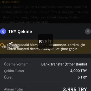 Bybit TR Kimlik Doğrulaması Sorunu