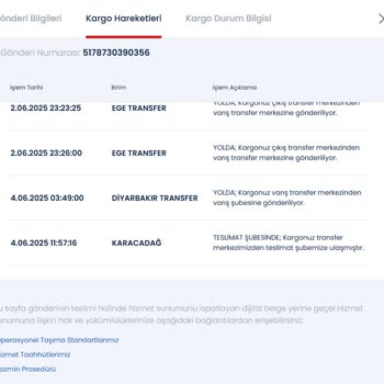 Yanlış Şubeye Teslim Edilen Kargo Nedeniyle Mağduriyet Ve Ekstra Ücret