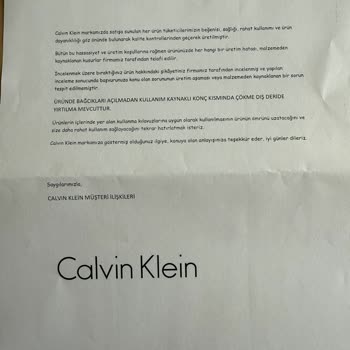 Calvin Klein Ayakkabıda 3. Kullanımda Yırtık Şoku!