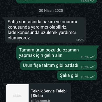 Yeni Aldığım Blender İlk Kullanımda Patladı, İade Talebim Karşılanmadı