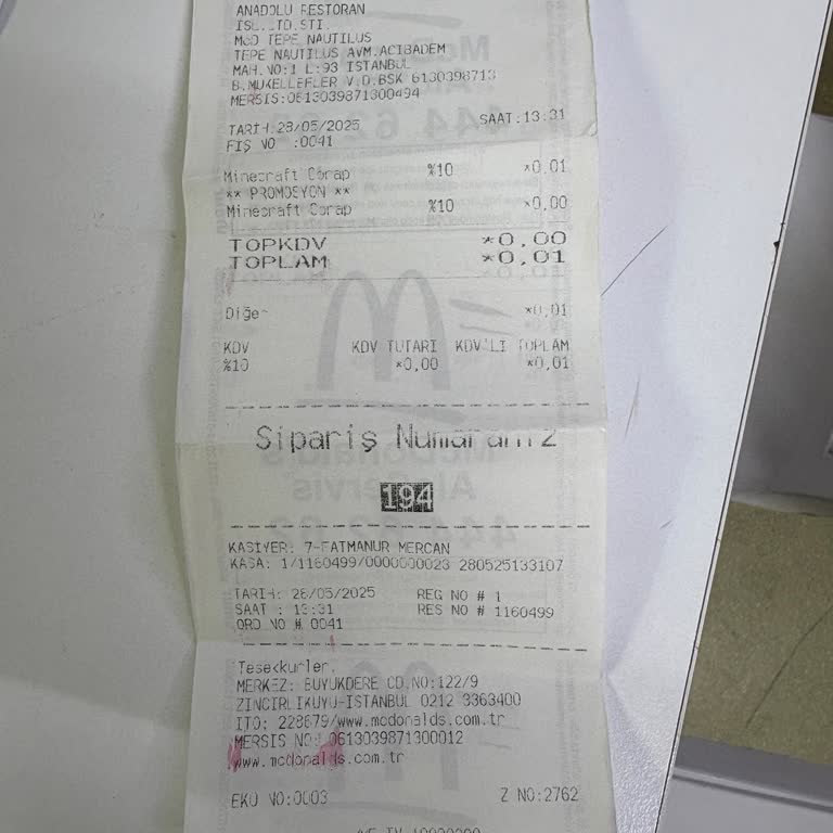 McDonald's Puanla Alınan Ürünler İçin Dönüş Yapılmıyor