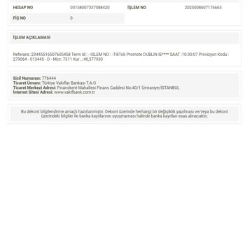 TikTok Video Tanıtımım Onaylanmadı Param Alındı