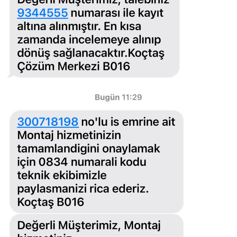Montaj Hizmetinde Randevu Ve İletişim Sorunu Yaşadım