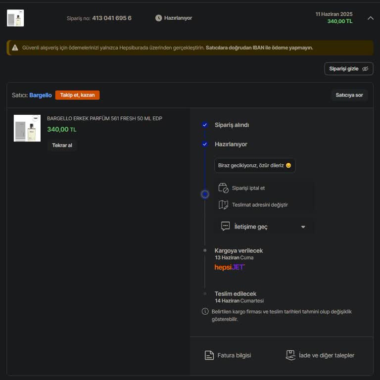Siparişim Günlerdir Kargoya Verilmedi Ve Kimse Bilgilendirme Yapmıyor