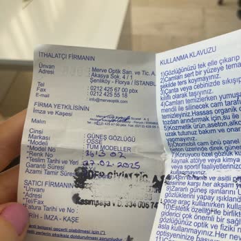 Aldığım Gözlüğü Kullanamıyorum Çerçevesi Çok Gevşek