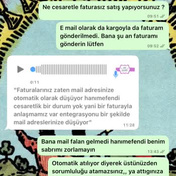 Faturasız Satış, İade Reddi Ve Vergi Bilgisi Gizliliği Nedeniyle Mağduriyet Yaşıyorum
