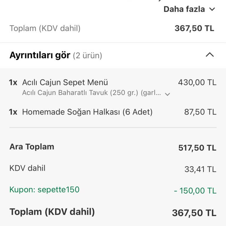 Yemeksepeti İptal Edilen Siparişim İçin Ücret İadesi Yapmıyor