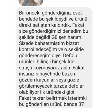 Satın Aldığım Ürünün Stokta Olmaması Ve İlgisiz Müşteri Hizmetleri