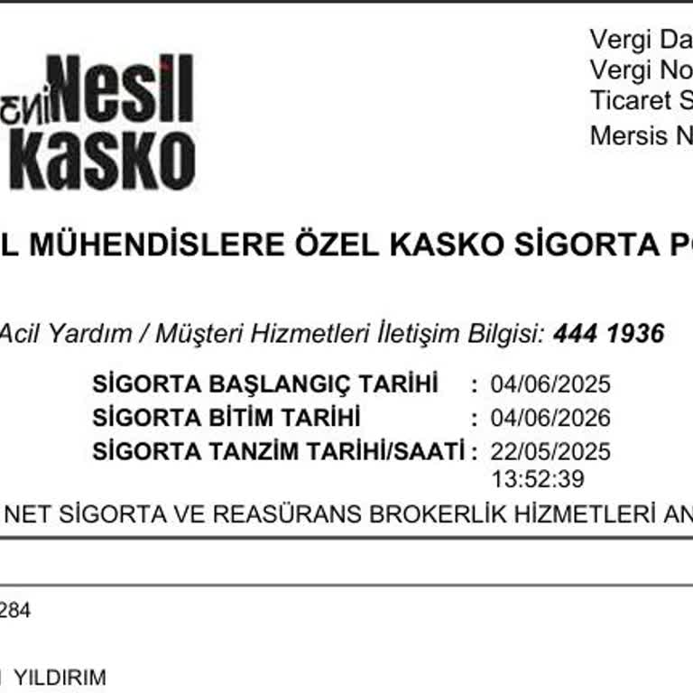 Kasko Poliçesi İptali İçin Bir Aydır Çözüm Bekliyorum