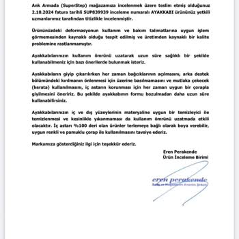 Bir Yıl Dolmadan Yırtılan Ayakkabı İçin Olumsuz İnceleme Sonucu Ve Tüketici Hakları