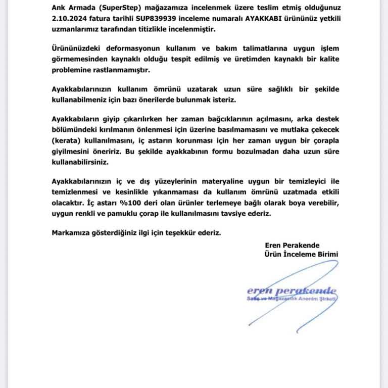Bir Yıl Dolmadan Yırtılan Ayakkabı İçin Olumsuz İnceleme Sonucu Ve Tüketici Hakları