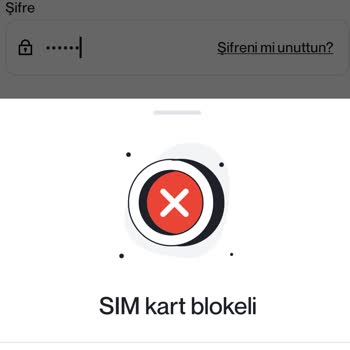 Sim Kart Blokesi Nedeniyle Hesabıma Giremiyorum