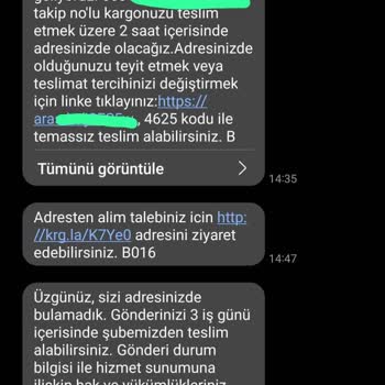 Evdeyken Teslimat Yapılmadı, Kargo Onaysız Başka Adrese Yönlendirildi