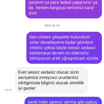 Söz Verilen Teslim Tarihine Uymayan Ve İletişimde Zorluk Yaşatan Satıcı