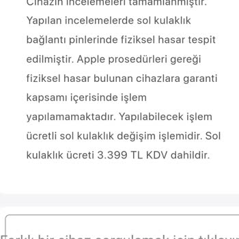 Garanti Kapsamında Olmasına Rağmen Airpods Tamiri İçin Yüksek Ücret Talebi