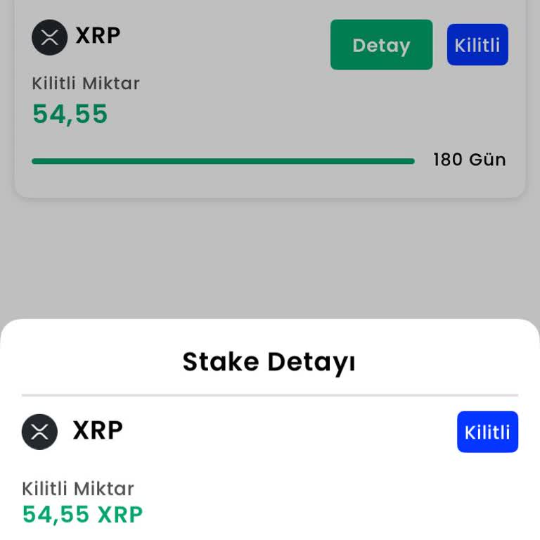 Stake Edilen XRP Coinlerim Hesabıma Geçmedi Mağdurum