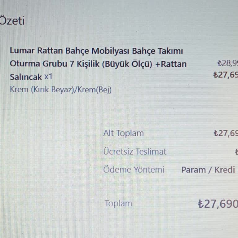 Depodünya Furniture Siparişim Teslim Edilmedi, Müşteri Hizmeti Yetersiz