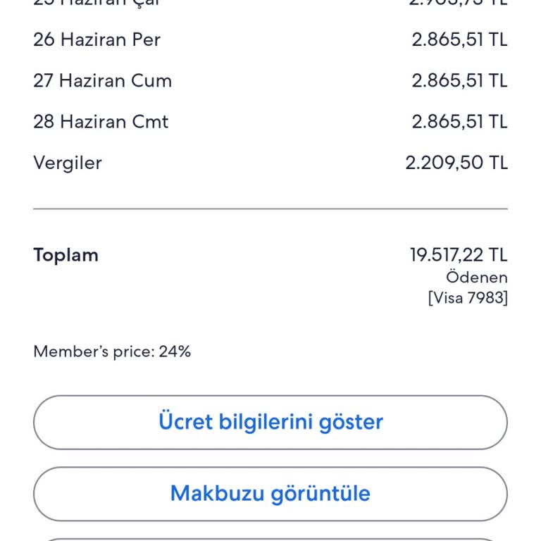 Rezervasyon Ödemesinde Fazla Çekim Ve İletişim Sıkıntısı