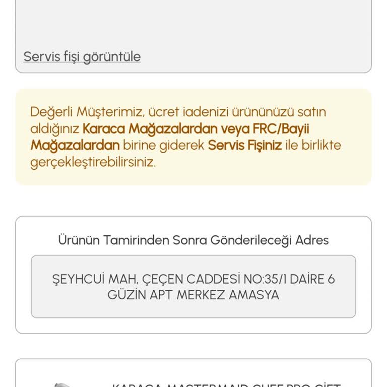Onaylanan Ücret İadesi Yapılmadı, Mağduriyet Yaşıyorum