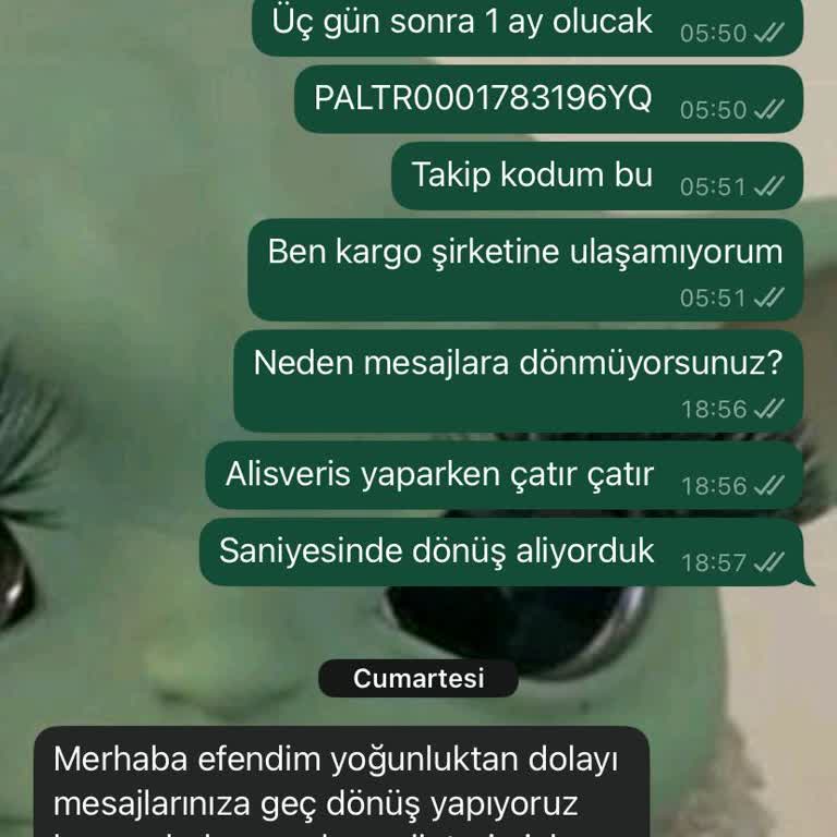 Kargom Bir Ay Geçti Hâlâ Teslim Edilmedi Ve Yorumlar Siliniyor