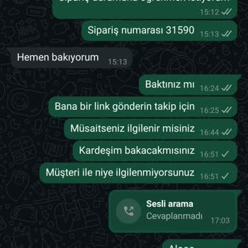 Sipariş Sonrası İletişimsizlik Ve Engelleme Sorunu