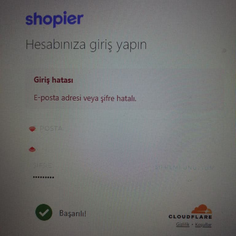 Şifre Sıfırlama Sorunu Ve Giriş Engeli