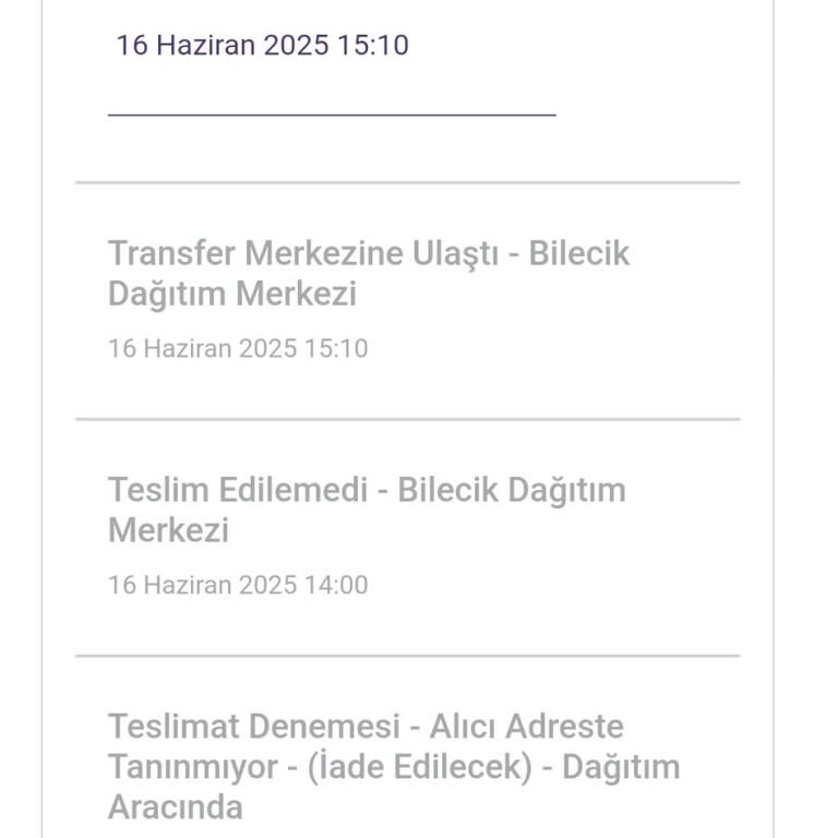 Hepsijet Kargo Teslimatında Haber Verilmeden İade Sorunu