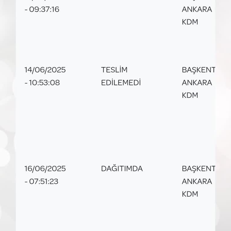 PTT Kargo Teslimat Sorunu Ve İletişimsizlik