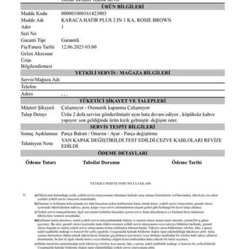 Karaca Kahve Makinesi Servisten Defalarca Sorunlu Ve Kırık Geldi Mağduriyetim Sürüyor