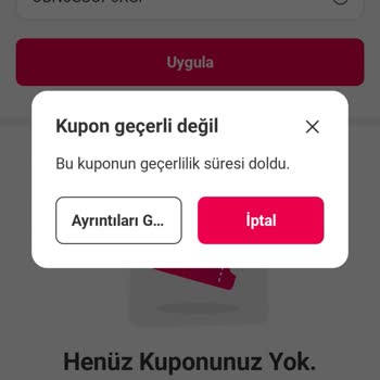 Yemek Sepeti İndirim Kuponum Geçersiz Oldu Ve Destek Alamadım