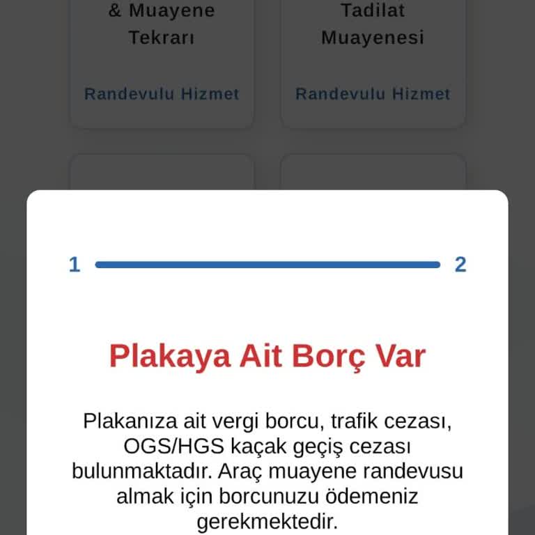 Borç Olmadığı Halde Tüvtürk Randevusu Alamıyorum