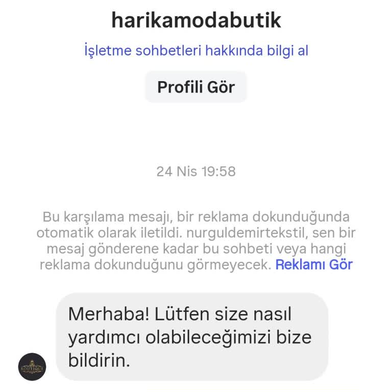 @dilekparlakbutik Sipariş Sonrası Hesap İsmi Değiştirildi Ve Engellendim