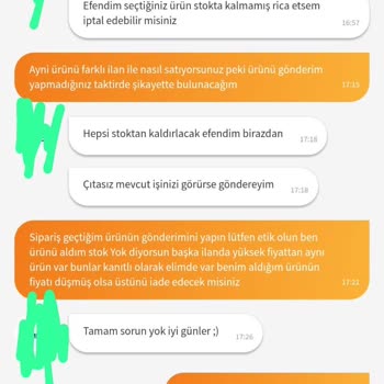 Siparişim Gönderilmedi, Yanıltıcı Bilgi Ve Mağduriyet Yaşadım