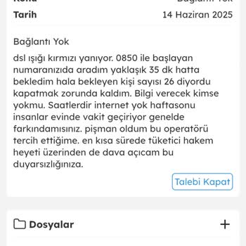 Netgsm'de İnternet Kesintisi Ve Müşteri Hizmetlerinde Uzun Bekleme