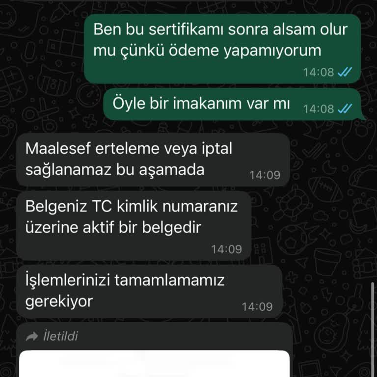 Onaysız Bilgi Kullanımı Ve Haksız Ödeme Talebi Hakkında Şikayet
