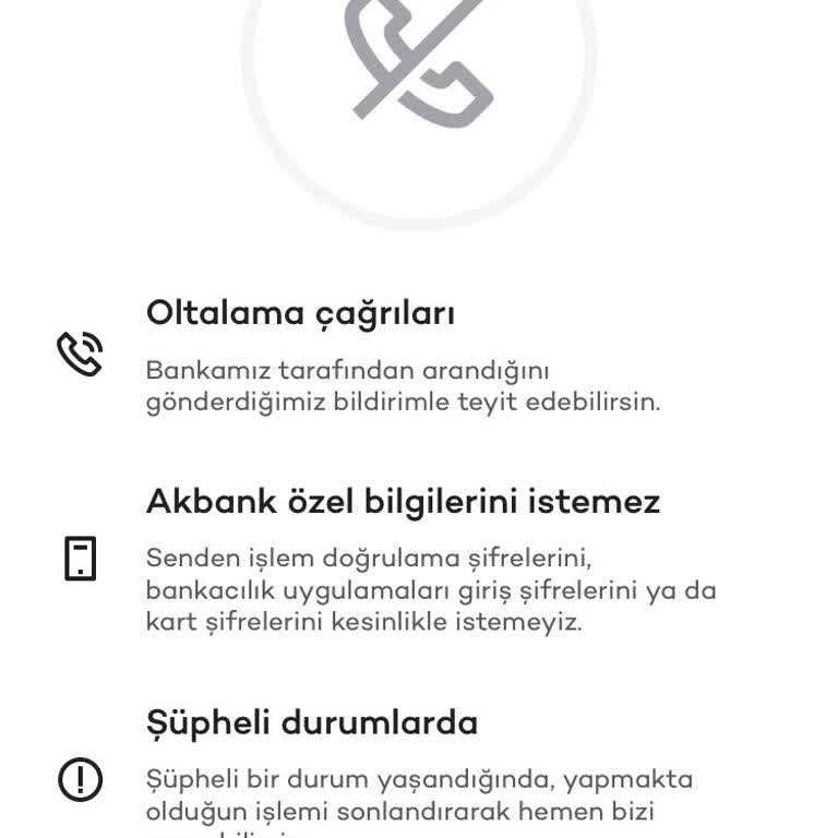 Akbank Adına Gelen Şüpheli Telefon Aramaları Hakkında Bilgi Belirsizliği