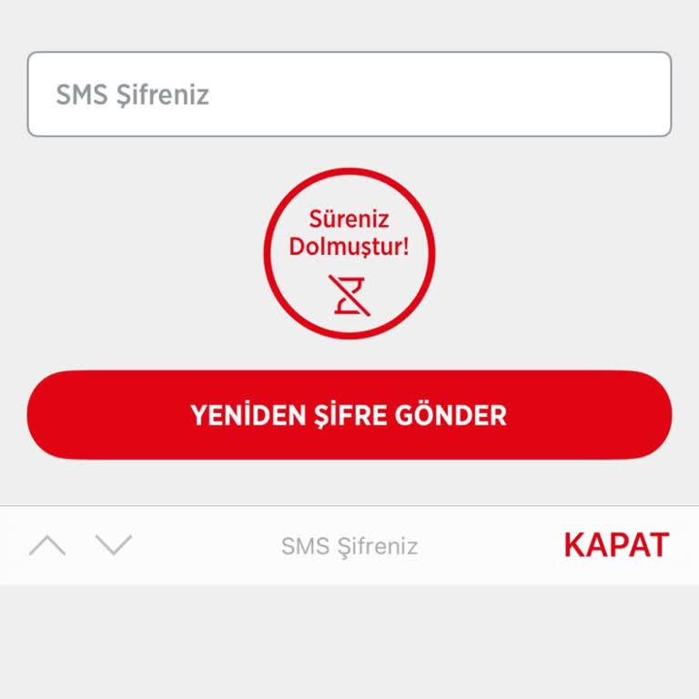 Telefon Numarası Güncellenemiyor, SMS Gelmiyor
