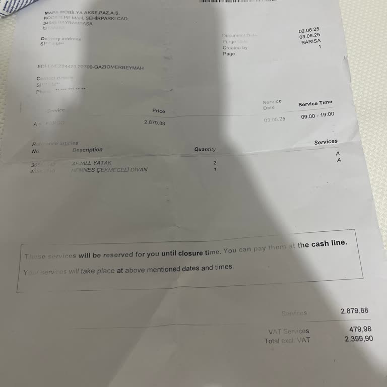 Nakliye Hizmeti Evime Sağlanmadı, Mağdur Edildim