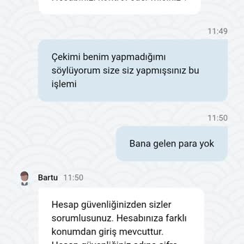 Ödeme Yapılmadı Dekont Gösterilmedi