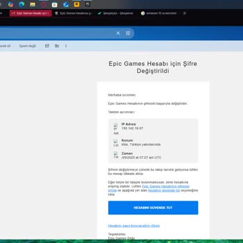 Epic Hesabım Çalındı, Destek Ekibinden Yanıt Alamıyorum